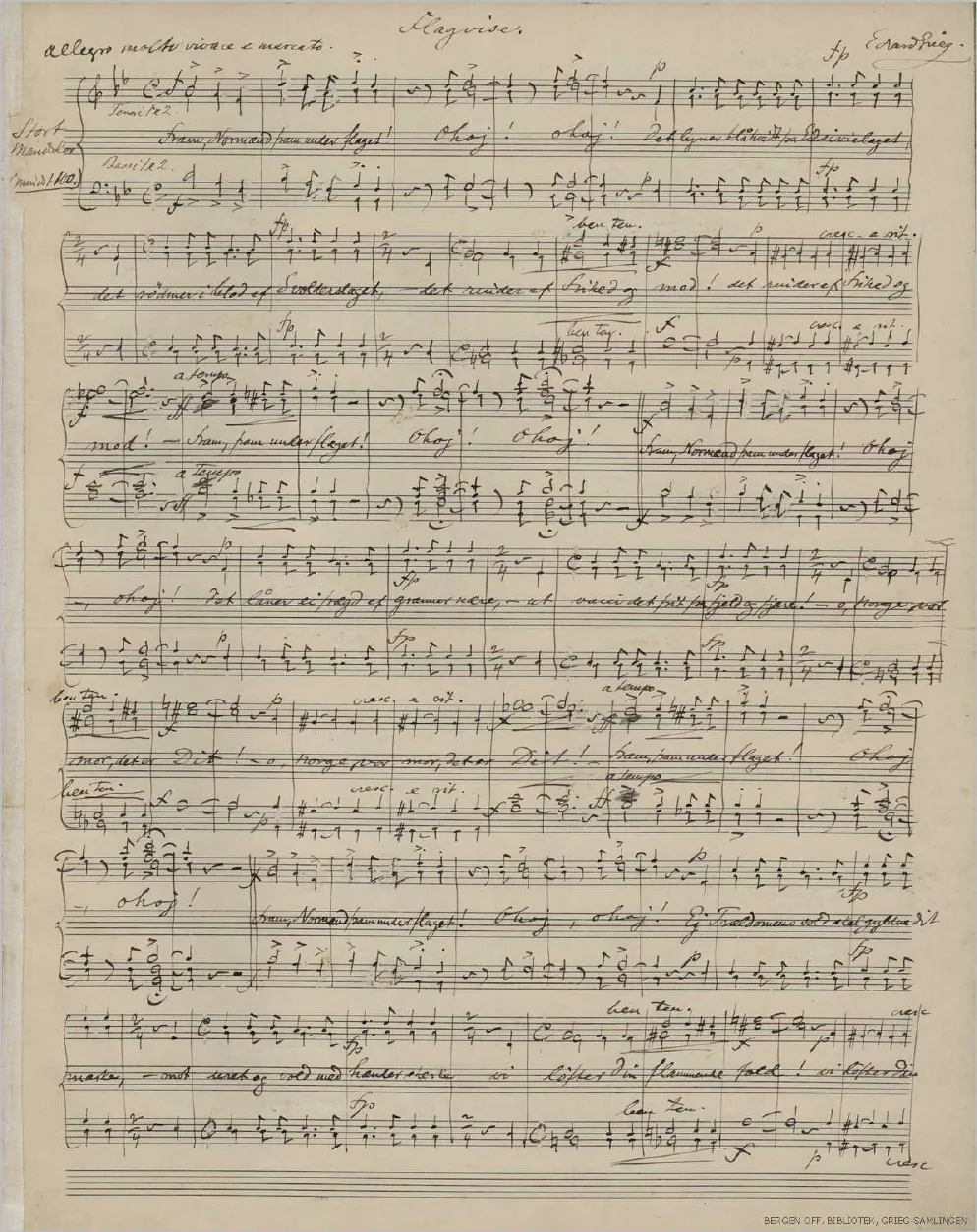 First page of Flagsong