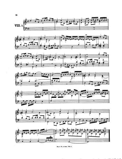 First page of Magnificat Fugue