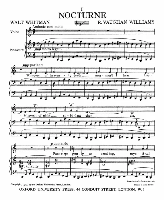 First page of 3 Poems By Walt Whitman