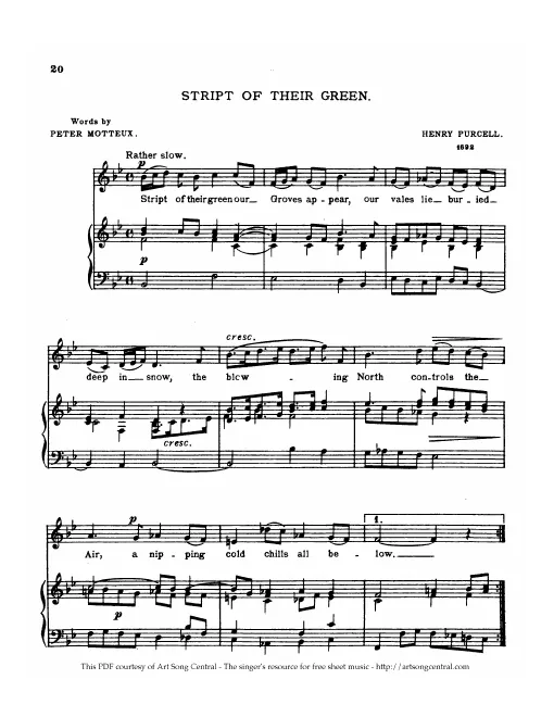 First page of Stript of Their Green Our Groves Appear