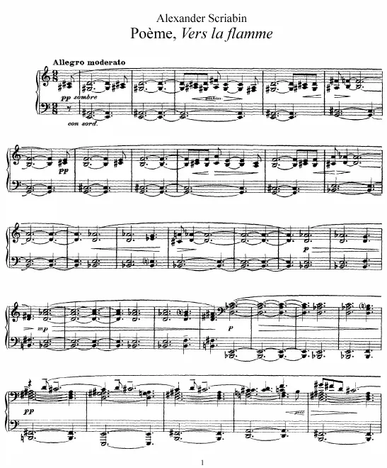 First page of Vers la Flamme