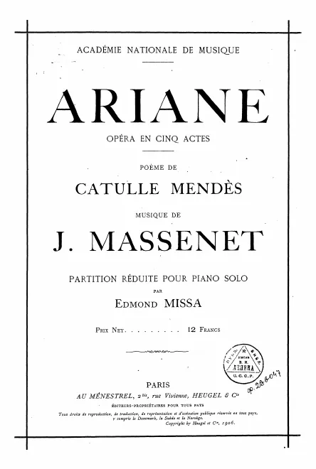 First page of Ariane