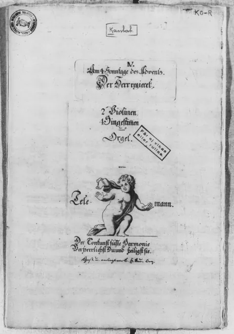 First page of Der Herr regieret
