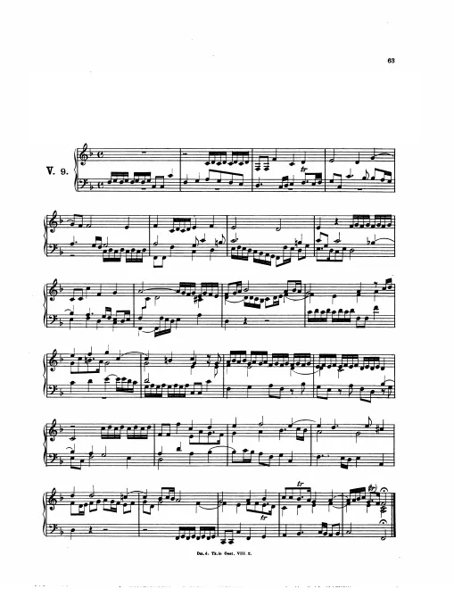 First page of Magnificat Fugue