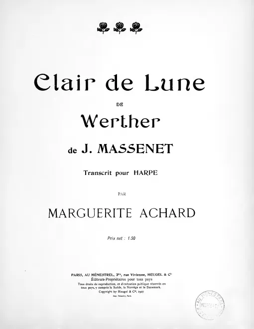 First page of Werther