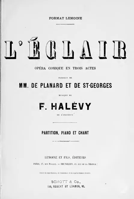 First page of L'éclair