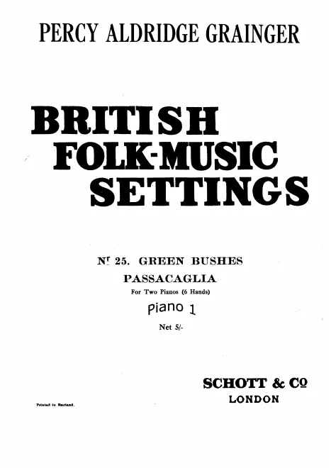 First page of Green Bushes