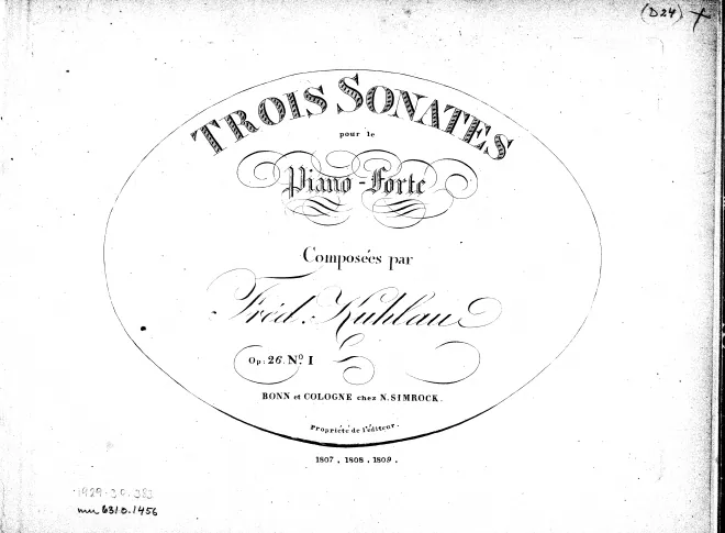 First page of 3 Piano Sonatas