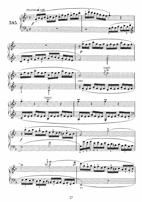 First page of Keyboard Sonata in F major