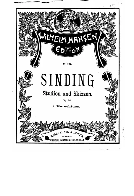 First page of Studien und Skizzen