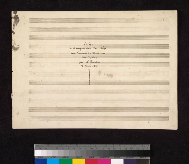 First page of Solfège à changements de clefs