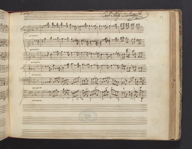 First page of Concerto Grosso in G minor
