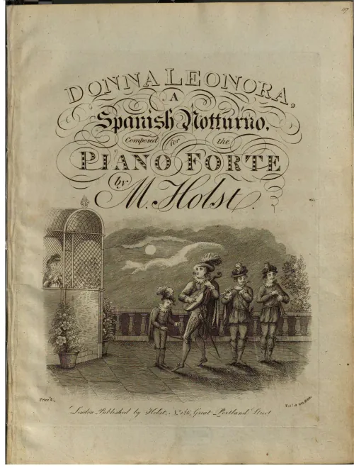 First page of Donna Leonora