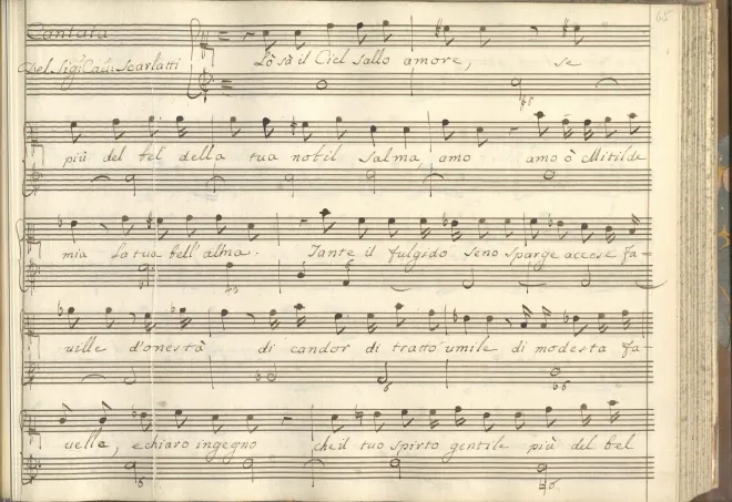 First page of Lo sa il ciel, sallo amore