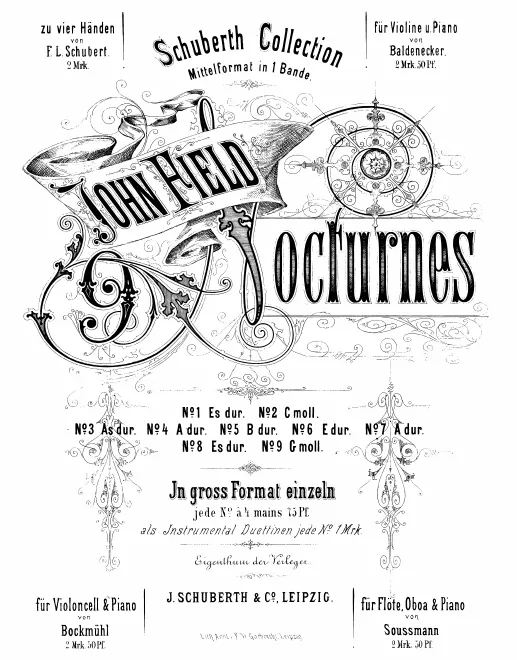First page of Romance in E-flat major