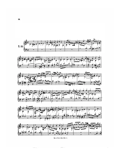 First page of Magnificat Fugue