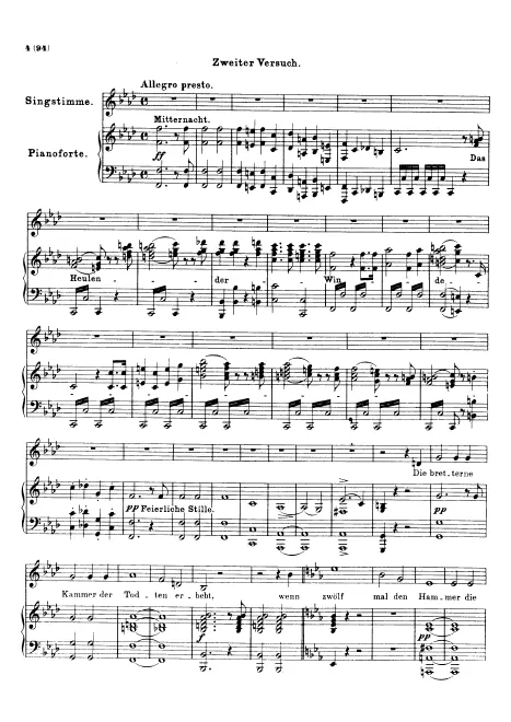 First page of Der Geistertanz