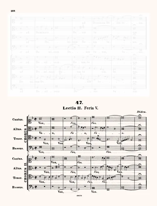 First page of Vau, et egressus est a filia Sion