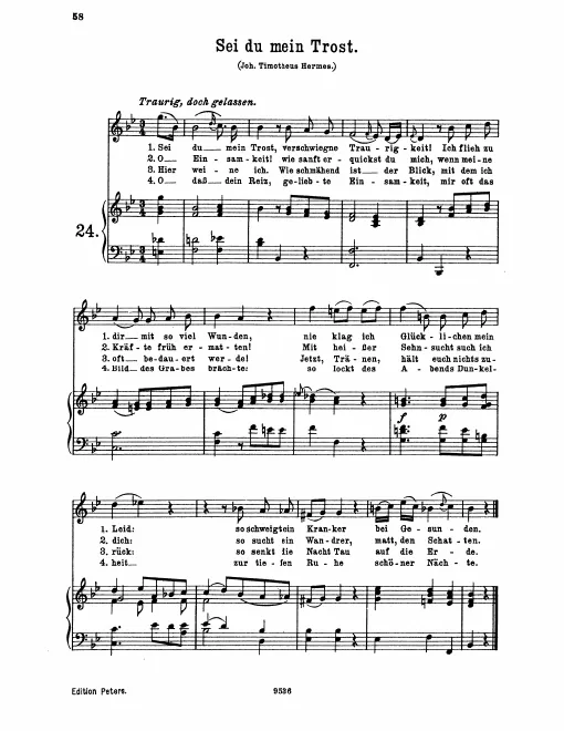 Complete Score (original / high voice, B♭ major)