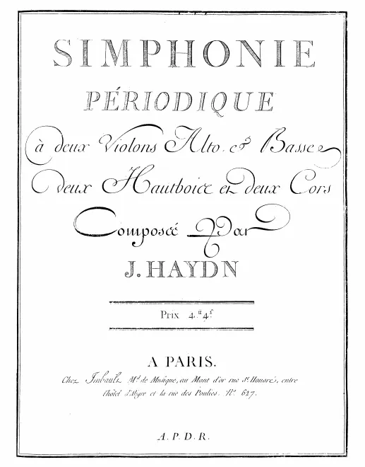 First page of Symphony No.42 in D major