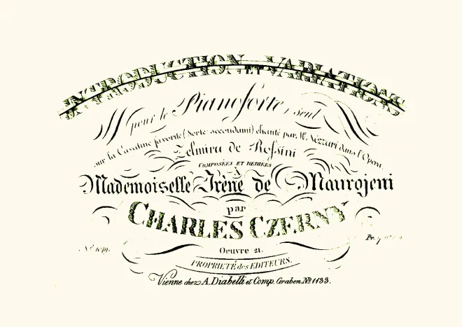 First page of Introduction et variations sur 'Sorte secondami'