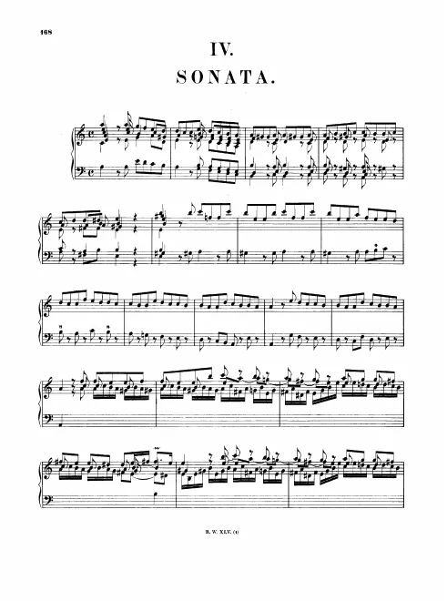 First page of Sonata