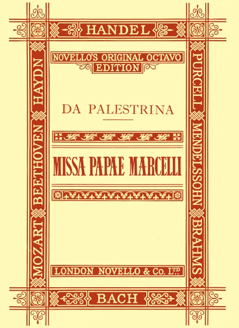 First page of Missa Papae Marcelli