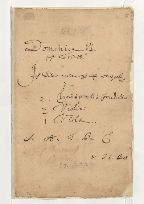 First page of Ich will meinen Geist in euch geben, JLB 7