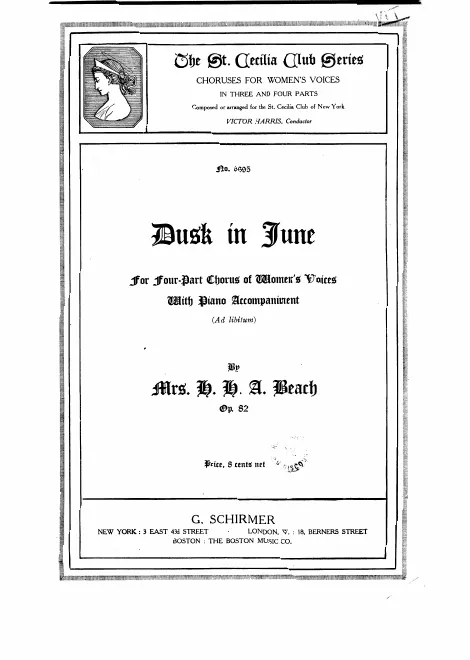 First page of Dusk in June