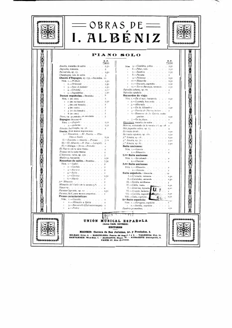 First page of Ricordatti