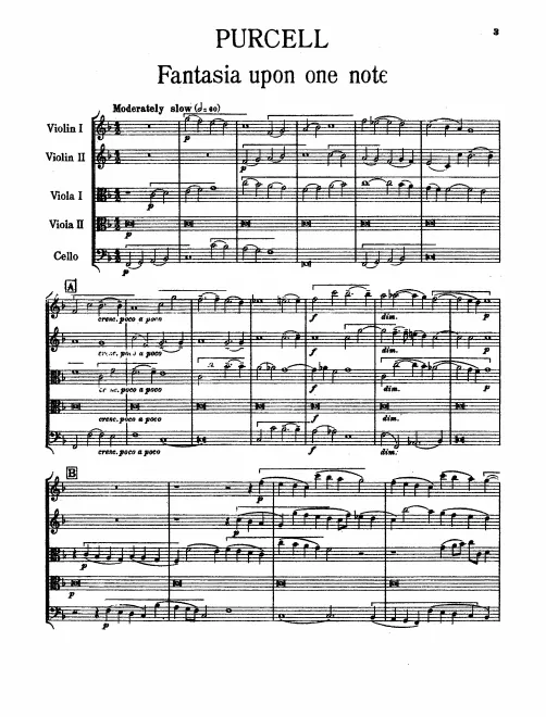 First page of Fantasia upon One Note