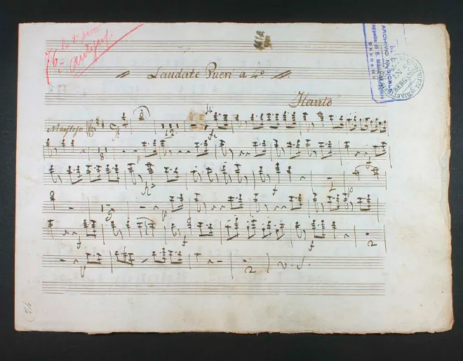First page of Laudate pueri