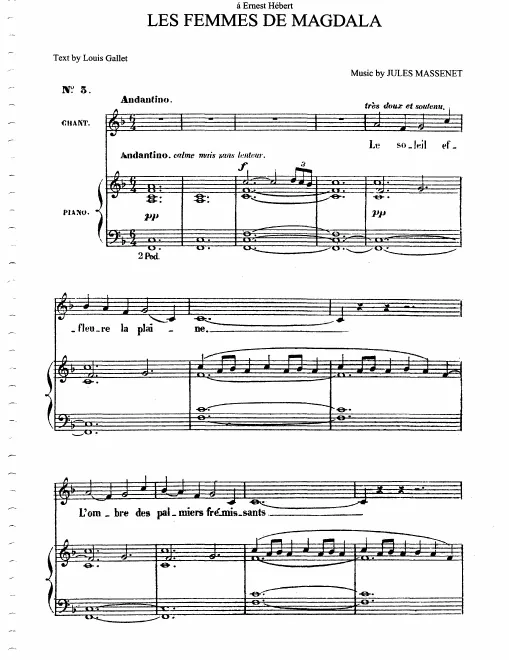 First page of Les Femmes de Magdala