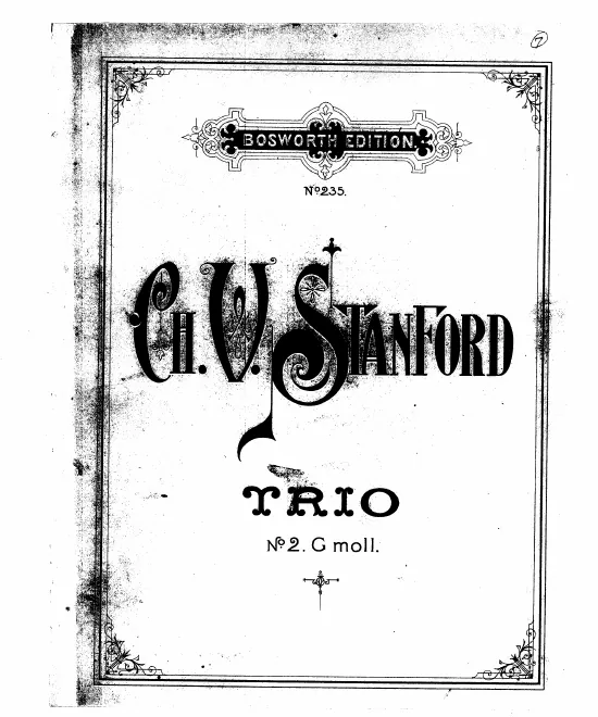 First page of Piano Trio No.2