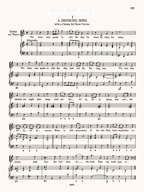 First page of Tis Wine Was Made to Rule the Day
