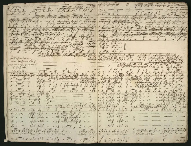 First page of Ich sprach in meinem Herzen
