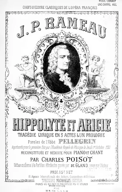 First page of Hippolyte et Aricie
