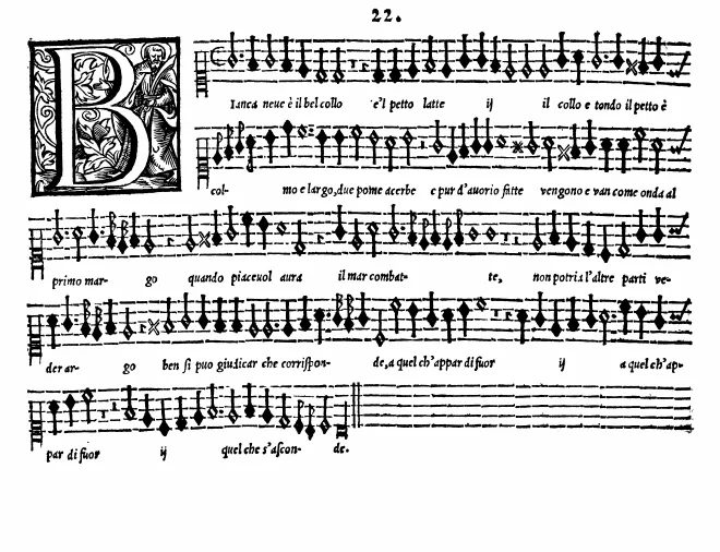 First page of Bianca neve è il bel collo