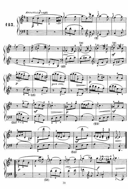 First page of Keyboard Sonata in G major