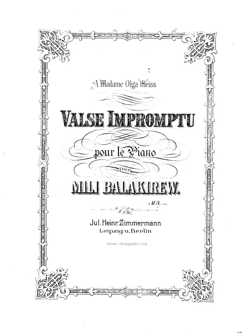 First page of Waltz No.3