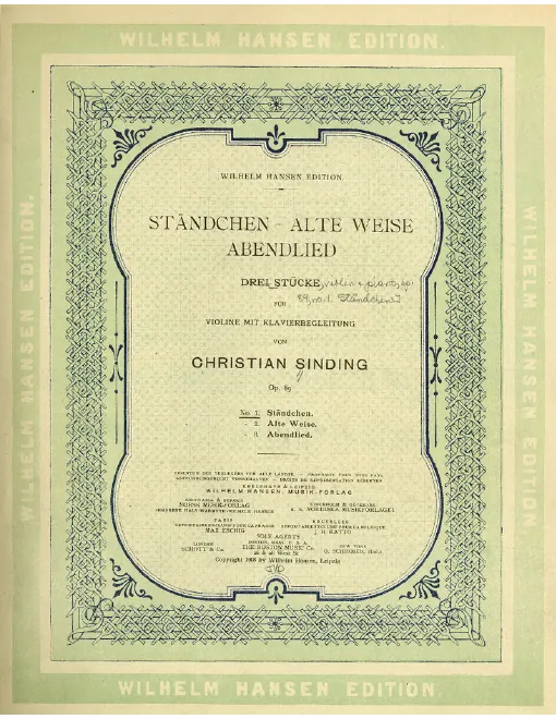 First page of 3 Stücke
