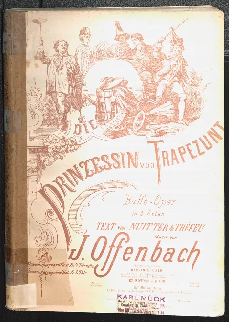 First page of La princesse de Trébizonde