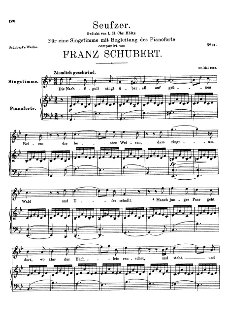 First page of Seufzer
