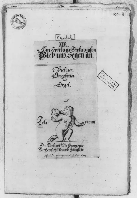 First page of Gieb uns Segen an die Hand
