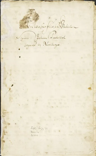 First page of An Wasserflüssen Babylon