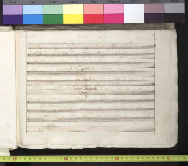 First page of Instrumental Music