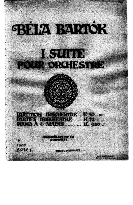 First page of Suite No.1
