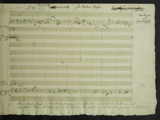 First page of Schon lacht der holde Frühling