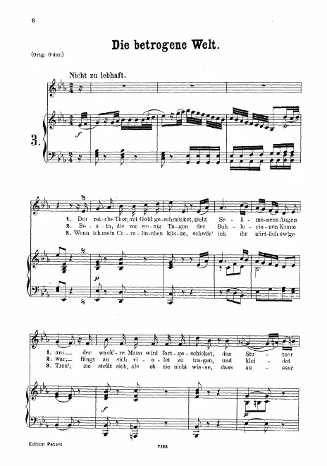 First page of Die betrogene Welt