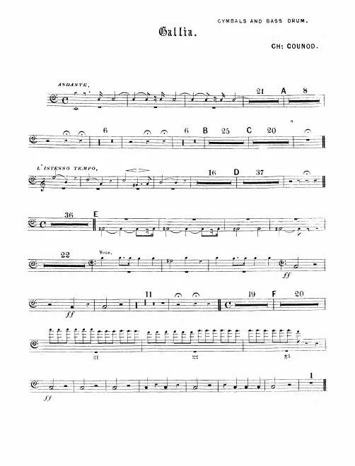 Cymbals/Bass Drum
